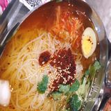 有点老,不过我烤的牛肉真是棒呀,冷面味道也不错