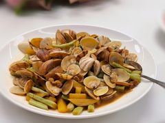 蚬子烧豆角土豆-丽苑大酒店
