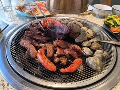 -泰白海鲜烧烤 丹东黄蚬子