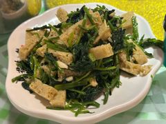 面筋拌菠菜-燕青小馆(东园大厦店)