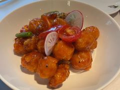 菠萝咕咾鸡球肉-玫瑰厅上海菜(兴国路店)