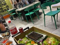 -山野的朋友露营炭火烤肉