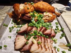 绿茶葱香烤鸡烤肉合拼-绿茶餐厅(乐峰广场店)