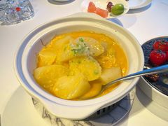 蟹粉烧沙心萝卜-山泉粤宴(广东大厦店)