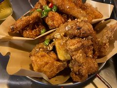 炸鸡翅一半一半-富乐满韩国正宗炸鸡韩国料理(虹泉路店)