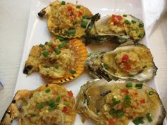 炭烤生蚝-覃记海鲜美食餐厅