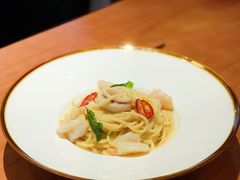蒜香海鲜大虾奶油意面-POKEE VIA&Brunch·维娅(重庆来福士店)