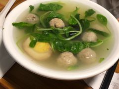 鸡汤贡丸面-富源春面馆(四川北路店)