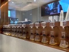 自助取餐区-喜茶(北京华贸购物中心店)