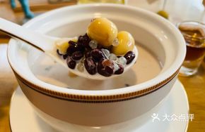 Coconut Lotus Seed Red Bean Sago Dessert