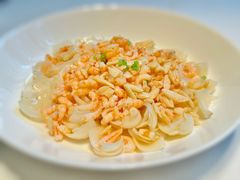 九年百合清炒手剥曹虾-炳胜私厨(中达旗舰店)