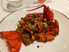 豆酥菌酱爆波龙-宝丽轩中餐厅BAOLIXUAN