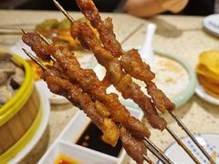 铁签子羊肉串-红柳枝滩羊烧烤·非遗