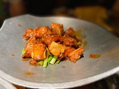 蒜香蜜汁排骨-绿茶餐厅(昌平悦荟店)