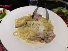培根蛋汁面-TAMATI(巴黎贝甜韩式西餐厅店)