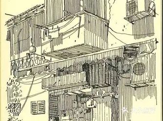 速写街头，这种画风超nice