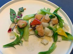 碧绿煎酿羊肚菌-馋遇江南·精致湖景雅宴(东方之门店)