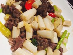 藕带炒嫩牛肉-珍味汤馆·潮汕家乡菜(保利文化广场店)