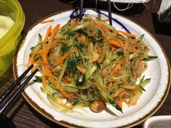 凉拌素三丝-小金鬼·煎饺·鸽子汤