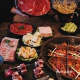 笑死👀划拳助兴吃火锅|超可爱雪花冰看着你