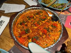 鱼籽铁板豆腐-馋嘴猫北京食堂·烤鸭·宵夜(亚运村店)
