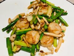 烧汁白玉菇炒带子-尚一汤·粤菜海鲜(环球港店)