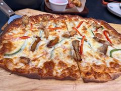 香草鸡肉披萨-疯克大象美式烤肉餐厅