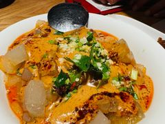 鸭蛋炒粉皮-肥三土菜馆(五四广场店)