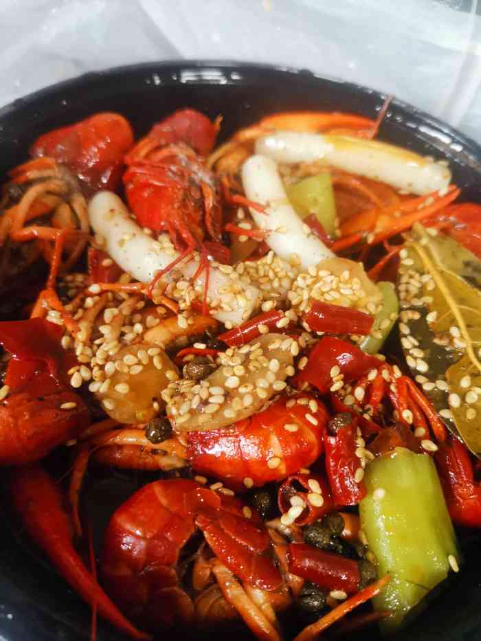 龙虾王(新桥店)-"龙虾外卖嘛,2斤清真2斤蒜蓉.今天虾爬.