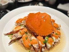 青膏蟹蒸肉饼-庐灶江南·江南菜·四合院Bistro(东直门雍和宫·原华侨宾馆店)