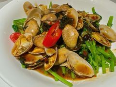 紫苏通菜炒花甲-谭厨中山传家菜.乳鸽.脆鲩鱼(华强北中航城店)