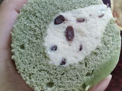 蜜豆抹茶卷蛋糕-红宝石·鲜奶小方·海派西点房(联洋店)