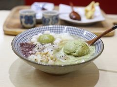 抹茶白玉赤豆碗-半饱日式甜品(ifs国际金融店)