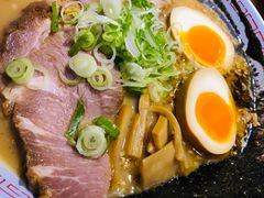 黑麻油豚骨拉面-老龙亭拉面店