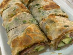 葱饼卷牛肉-台北楚楚园馅饼粥(虹桥南丰城店)