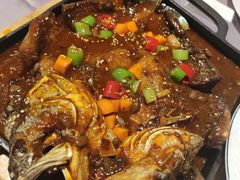 铁耙烧海鲈鱼-彩云天云南餐厅