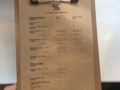 菜单-% Arabica阿拉比卡咖啡(武康路店)