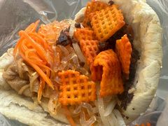 鸡蛋花干夹菜-三兄弟高炉烧饼