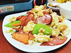 香肠炒鸡蛋-屋里家延边朝鲜族冷面(南园店)