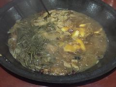 -粘豆包柴火铁锅炖