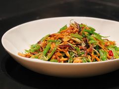 青椒腊肉炒糯米笋-新荣记(西溪湿地店)