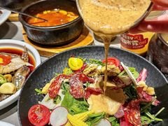 -草家酱蟹炭火烤肉店(珲春南路一店)