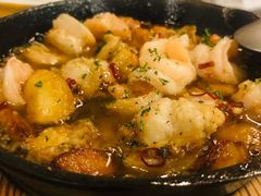 虾仁焗橄榄油-BomBa意大利餐厅