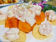 芥末虾球-龙桥私厨·姜花菊花过桥鱼·顺德菜(容桂店)