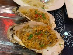 蒜蓉炭烤生蚝-蠔友汇·海鲜·生蚝烧烤(大东店)