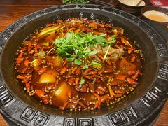 受气牛肉微辣锅小锅-受气牛肉·耙牛肉火锅(水晶郦城店)