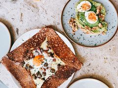 鸡蛋蘑菇熏肉荞麦可丽饼-RAC BAR(安福路店)