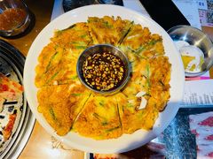老炉家特制海鲜饼-老炉家木炭烤肉(长江国际店)