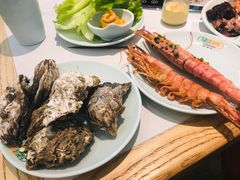 -绿岛港轩海鲜烤肉涮锅自助餐厅