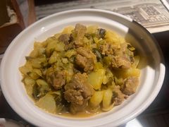 酸菜土豆牛腩-绿茶餐厅(松江万达店)